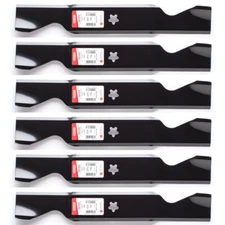 6PK Oregon High Lift Blade for 54" Husqvarna YTH24V54, Z254F, 96043018800
