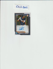 2024 BOWMAN CHROME LUIS BAEZ 1st AUTO Houston Astros
