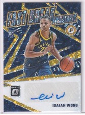 2023-24 Optic Fast break Signatures Isaiah Wong FBS-WOG - Rookie Pacers