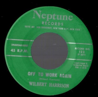 WILBERT HARRISON Off To Work Again / After Graduation R&B Popcorn NEUWERTIG -