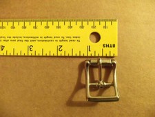 3/4" Nickel Plated Middle Bar Roller Buckles Pack Of 10 