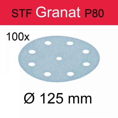 Festool Schleifscheibe STF D125/8 P80 GR/50 Granat 497167