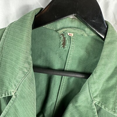 ジャケット・アウター German Army HBT Work Coat Remake Original WWII German Heer Army HBT Trellis Work Jacket | eBay
