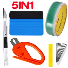 5x Knifeless Finish Line Tape Squeegee Cutter Car Vinyl Wrap Tools Window Tint
