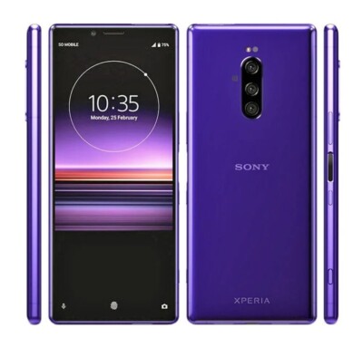 Sony Xperia 1 J8110 J9110 LTE Original 128GB OLED Fingerprint 12MP