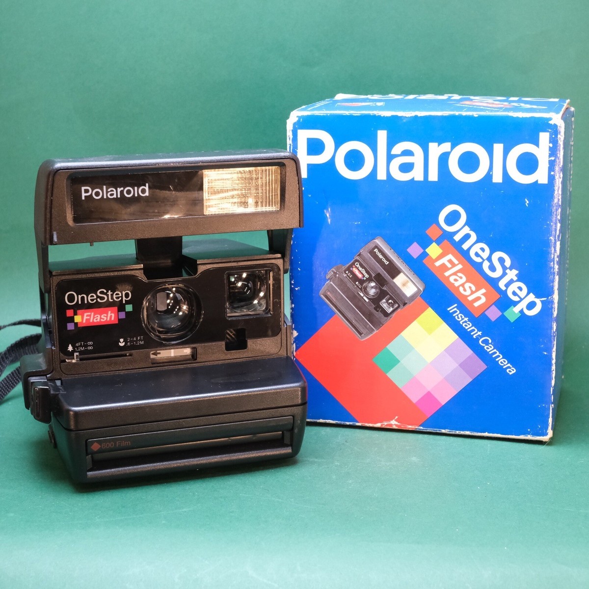Polaroid One Step Flash Instant Film Camera 600 Film Type, with