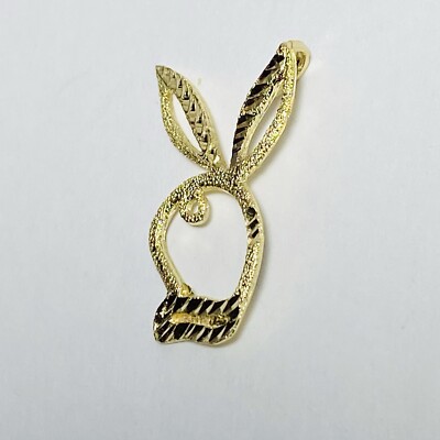 14K playboy ネックレス Playboy Pendant 2.00 Ct Round Cut Diamond 14K Yellow Gold Finish