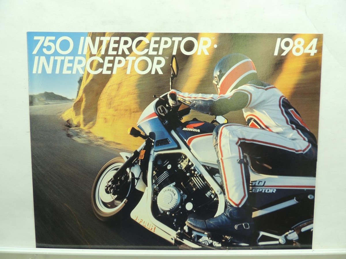 1984 Honda 750 Interceptor V Four Brochure B2872 | eBay