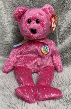 TY Beanie Baby - DECADE the Bear (Pink Version) (8.5 inch)