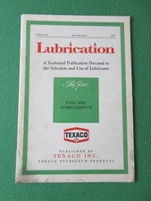 Texaco Gas & Oil Station LUBRICATION booklet JULY-SEPTEMBER 1972