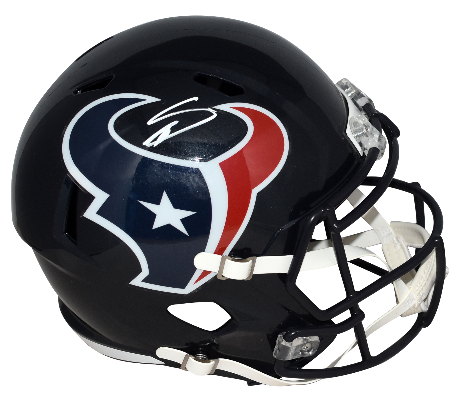 Stefon Diggs Autographed Signed Houston Texans FULL SIZE SPEED HELMET BECKETT 