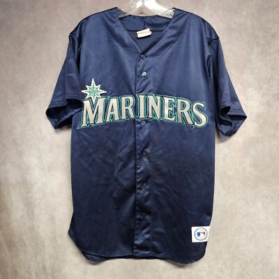 Vintage 90s Majestic Seattle Mariners Ken Griffey Jr. 24 Mesh