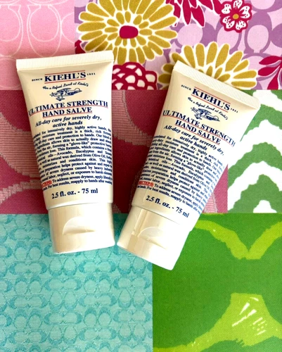 Sealed ~ Kiehl's Ultimate Strength Hand Salve x 2 ~ each 2.5 oz / 75 ml