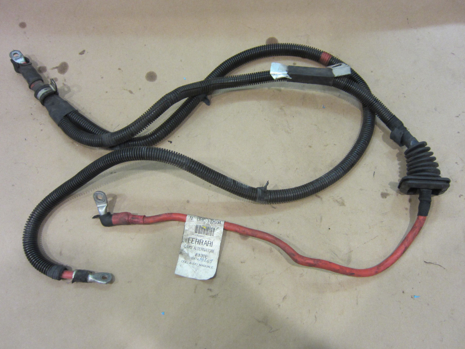 Ferrari 430  -  Alternator / Starter Cables (USED) - Part # 192534