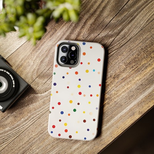 Designer Colorful Phone Case Dots for iPhone 16 15 14 13 12 8 7 Plus Pro MAX SE - Picture 87 of 134