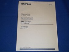 CAT CATERPILLAR D4E CRAWLER TRACTOR DOZER PARTS BOOK MANUAL S/M 76W3168-UP