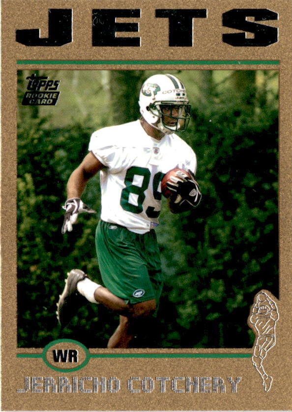 2004 Topps #339 Jerricho Cotchery /499 Gold