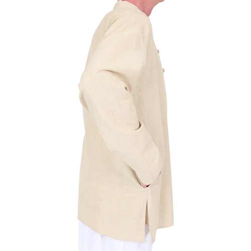 Kurta Fisherman Yoga Meditation Hemd 100% Baumwolle 3 Farben 5 Größen Nepal - Bild 11 von 15