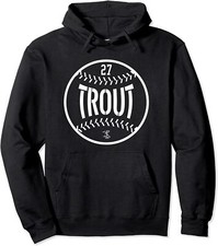 Mike Trout Baseball Line Gameday Sport Lover Gift Unisex Hooded Sweatshirt