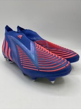 Adidas Predator Edge SG Sapphire Edge Pack Blue Soccer H02916 Men's Size 10.5