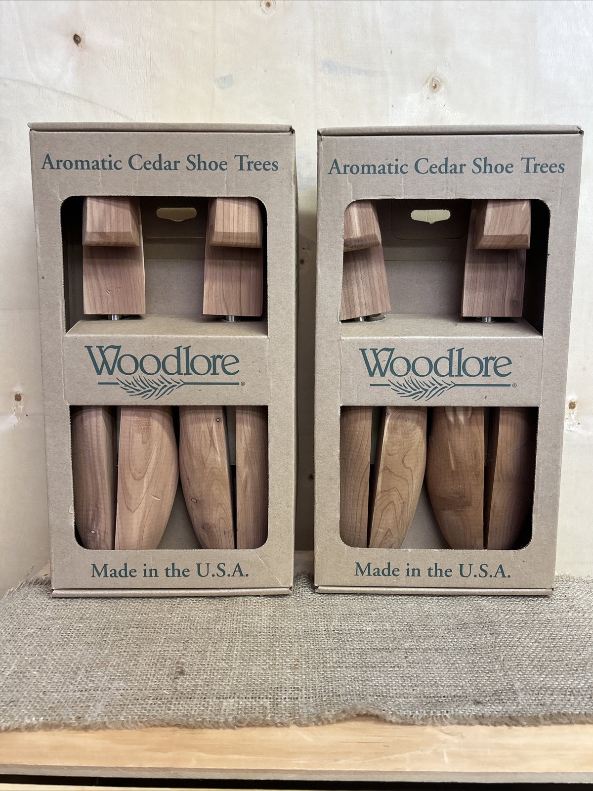 Pair Of 2 New Woodlore Aromatic Cedar Shoe Trees Men’s SZ: XXL | eBay