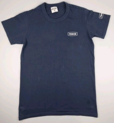 REECE Plumbing Navy Blue Womens T-Shirt  Size M Medium Works For You 
