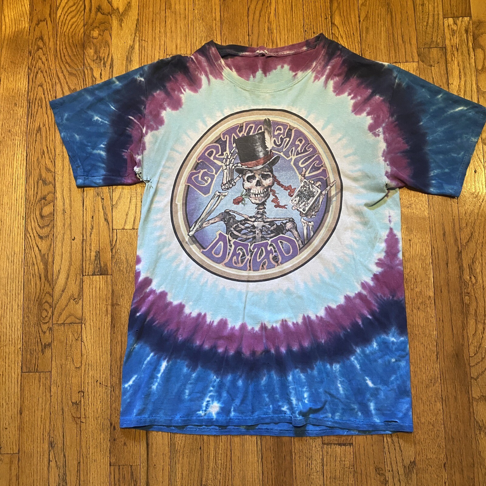 Grateful Dead Queen Of Spades Vintage 1999 Liquid Blu… Gem