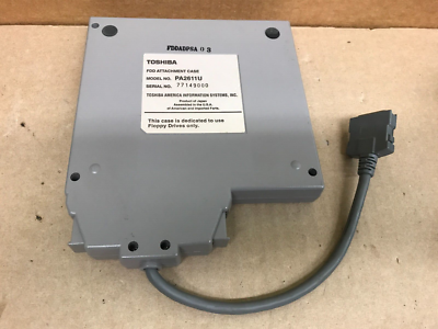 Toshiba FDD Attachment Case & External 3.5 Floppy Drive PA2611U