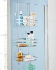 NEW Damaged Box Shower Caddy 3 Tier Bathroom Storage Organiser Hanging Basket 