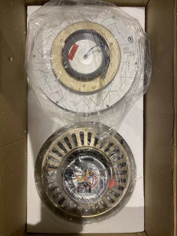 WAREHOUSE OF TIFFANY 2142 CFL-8441REMO/AS CEILING FAN - Image 4 of 4