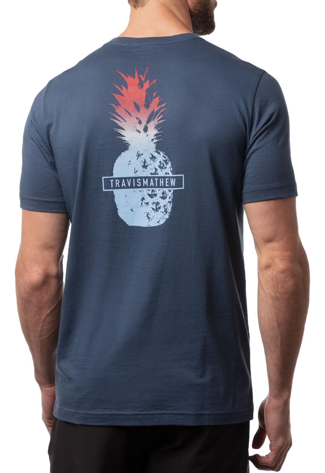 Футболка для гольфа TravisMathew Play Date с коротким рукавом (Саргассово море) 1MU429