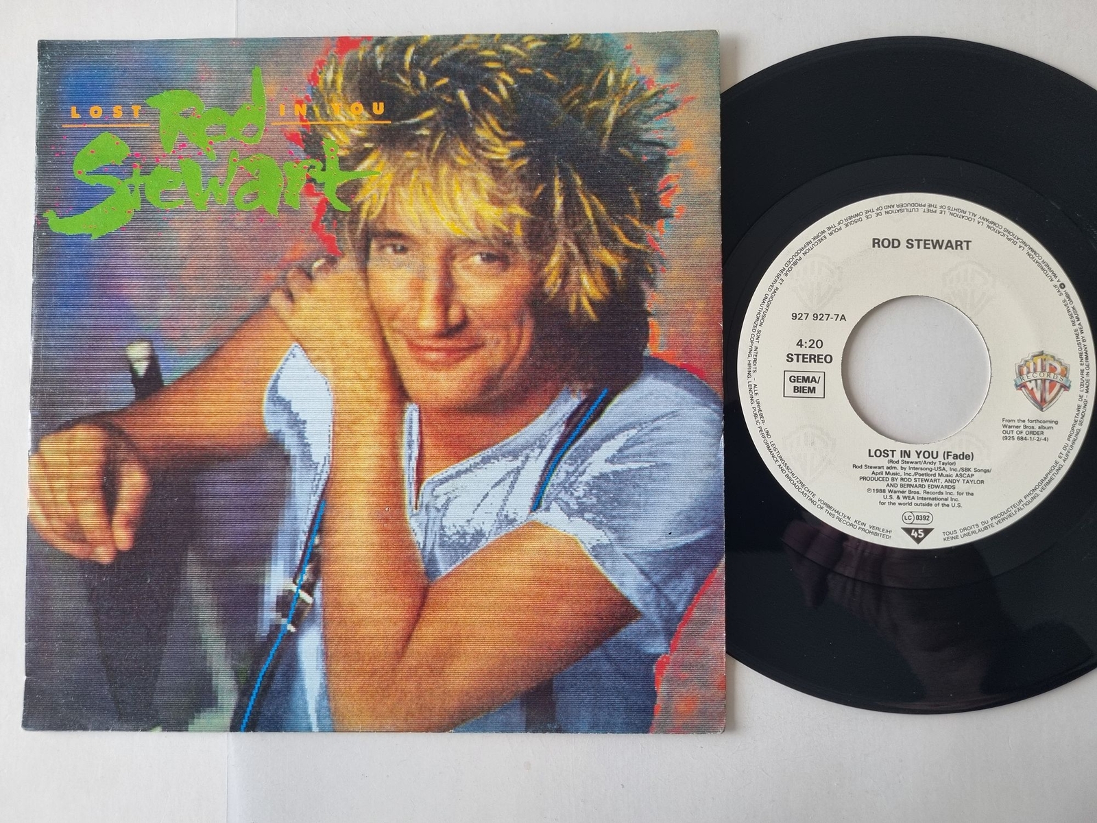 Rod Stewart - Lost In You 7'' Vinyl Germany