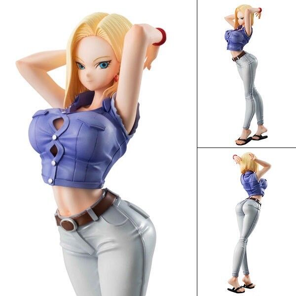 3 Tipo Dragon Ball Z Android 18 Lazuli no.18 Sexy Anime Action Figure  Collectible Para