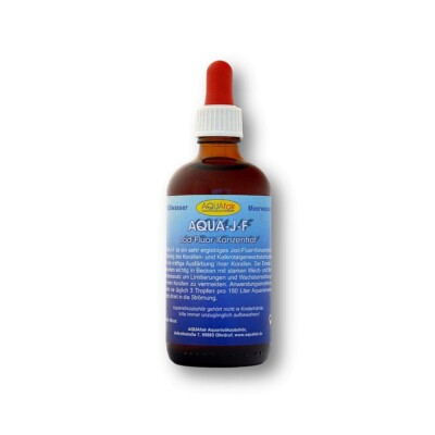 AQUA-J-F Jod-Fluor-Konzentrat Spurenelemente für das Meerwasseraquarium 100ml