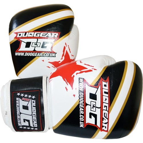 GENUINE COWHIDE LEATHER 'S&S' MUAY THAI KICKBOXING BOXING GLOVES (10oz - 16oz) - Picture 1 of 4