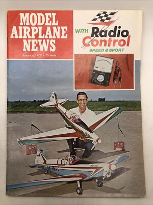 Vintage Model Airplane News Hobbyist Magazine Jan 1970