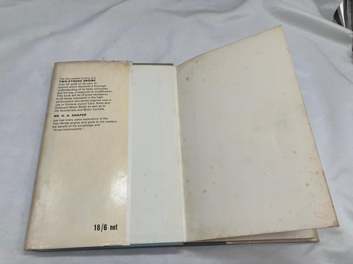THE TWO STROKE ENGINE .. IT'S DESIGN AND TUNING By K.G. DRAPER..1ST EDITION HARD - Picture 5 of 15