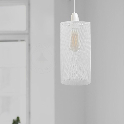Lámparas de mesa/techo/colgantes con pantalla de tambor de metal con pantalla de luz colgante de fácil ajuste - Imagen 18 de 32
