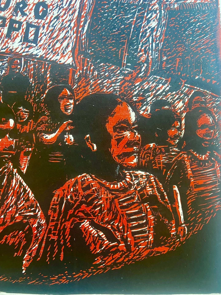 ASARO APPO Firmado Yesca 06 xilografía Francisco Toledo Rufino Tamayo Rodolfo Nieto Foto 2 de 4