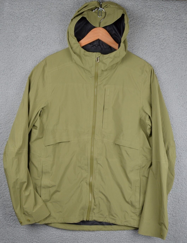 Lululemon Outpour Shell Jacket Mens Medium Green Waterproof Rain - 第 1/22 張圖片