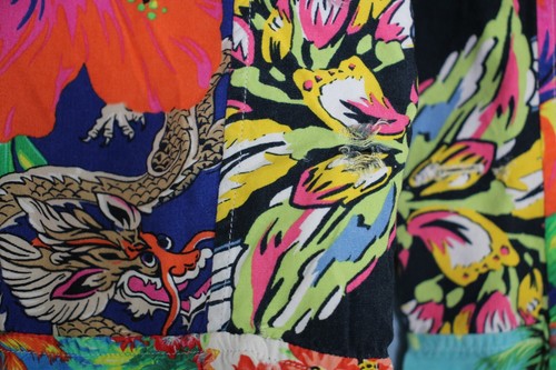 Polo Ralph Lauren Men Small Patchwork AOP Viscose Button Up Hawaiian Shirt F1183 - Picture 6 of 11