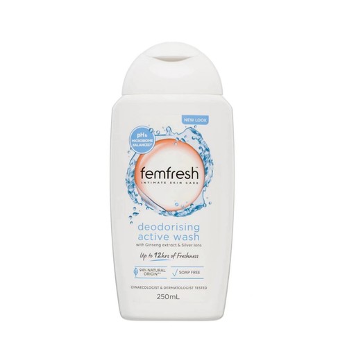 NEW Femfresh Deodorising Wash 250ml Fem Fresh Intimate Hygiene - 第 1/1 張圖片