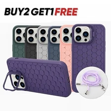 For iPhone 15 Pro Max 14 13 12 Mag Safe Magentic Stand Case Cover with Lanyard