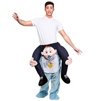 Carry Me Character Baby Piggy Back Mascot Adults Funny Fancy Dress Costume Carry Me Character Baby Piggy Back Mascot Adults Funny Fancy Dress Costume