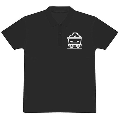 '8-Bit Minecart' Adult Polo Shirt / T-Shirt (PL055454)