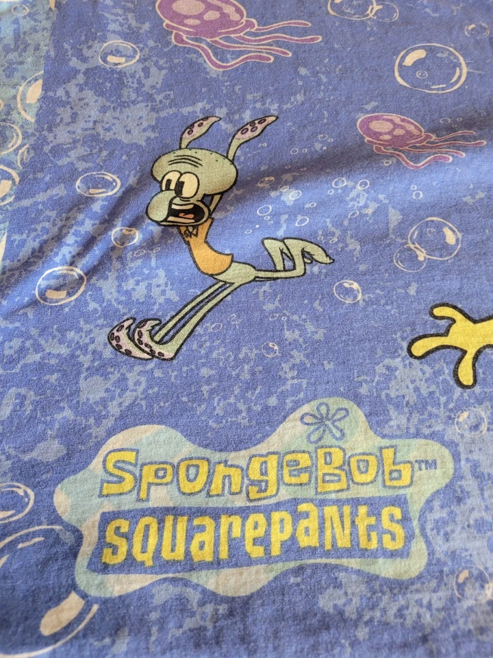 SpongeBob Square Pants Nickelodeon Standard Pillowcase 2002 - Image 2 of 4