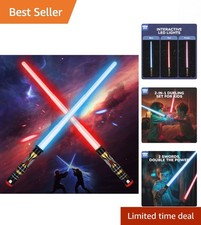 Motion Activated Light Up Sword Set for Kids 2-Pack with Color Changing Lights
