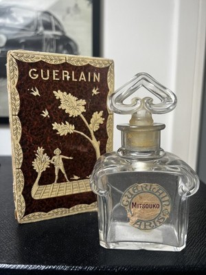 Guerlain Mitsuoko Parfum leer Nancy Crystal Flakon mit Hartbox