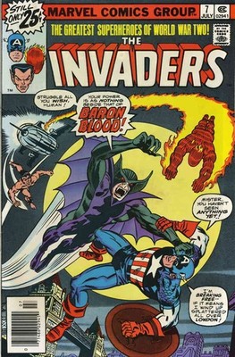 Invaders #7 GD; Marvel | low grade - Baron Blood Jack Kirby - w/Bag+Board