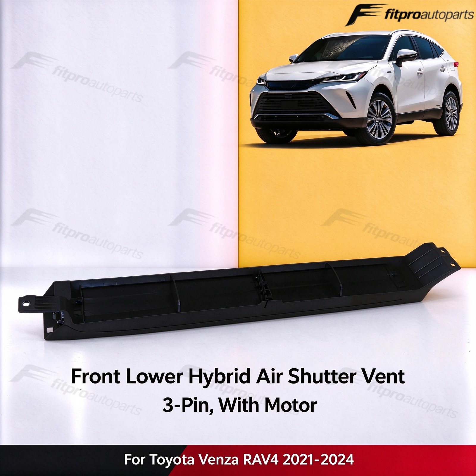 For Toyota Venza RAV4 2021-2024 Front Lower Hybrid Air Shutter Vent 53180-42050